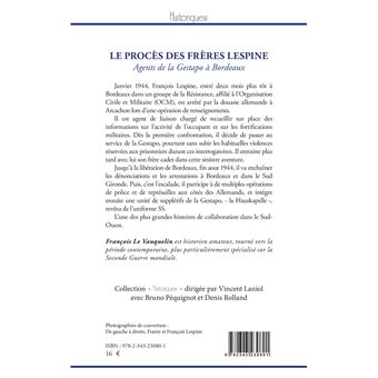 Le procès des frères Lespine