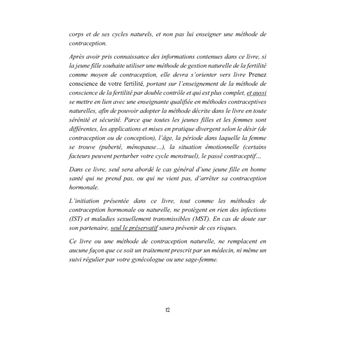 Prends conscience de ta fertilité
