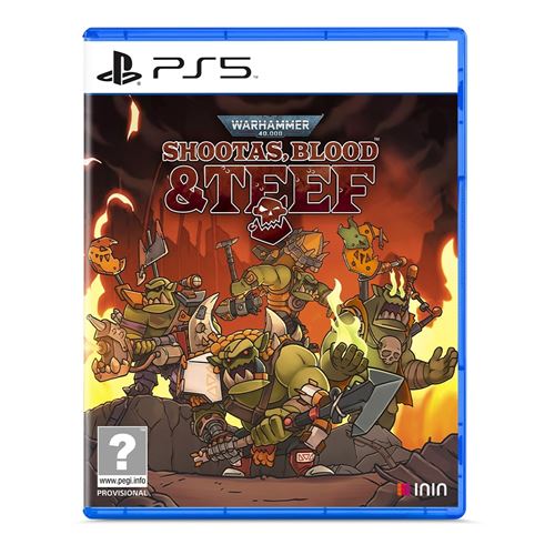 Pochette avant du jeu Warhammer 40,000: Shootas, Blood & Teef PS5