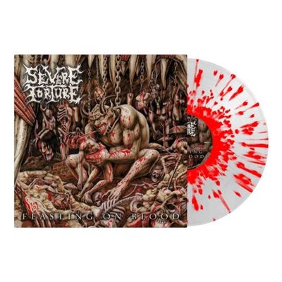 Feasting On Blood Édition Limitée Vinyle Rouge Transparent