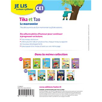 Je lis à mon rythme - Lecture CE1 Ed. 2019 - Tika et Tao : Le marronnier