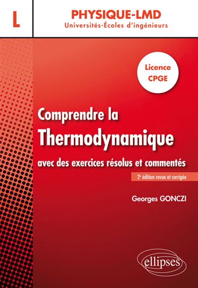 Comprendre la thermodynamique niveau Licence
