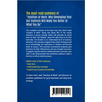 Summary: Intuition at Work