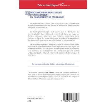 Innovation pharmaceutique et distribution