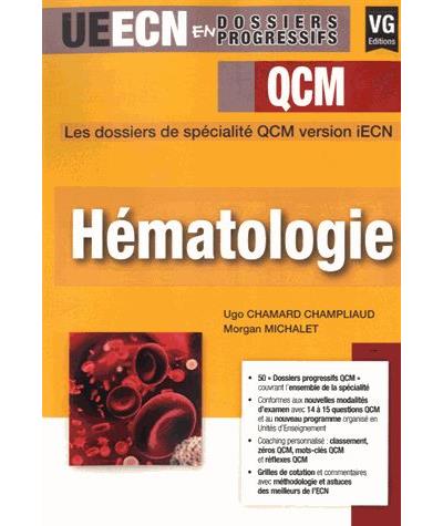 QCM Hématologie - Ugo Chamard Champliaud - broché