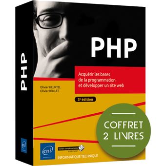 PHP - Coffret de 2 livres : Acquérir les bases de la programmation et développer un site web (3e édition)