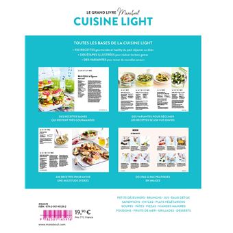 Le grand livre Marabout de la cuisine light (Grand format - Broché 2022),  de