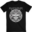 T-Shirt Noir Iron Maiden Samurai Graphic White