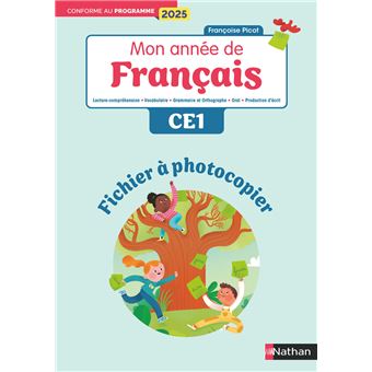 Mon année de francais - CE1 - Fichier à photocopier - Editions 2025