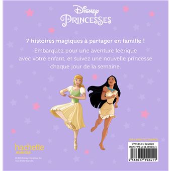 DISNEY PRINCESSES - 7 Histoires pour la semaine - Vol. 2