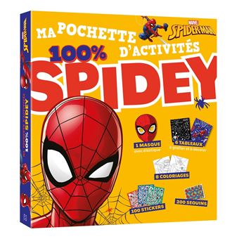 SPIDER-MAN - Ma Pochette d'Activités 100 % Spidey - Marvel