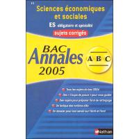 Sujets du bac corrigés sciences économiques Term ES