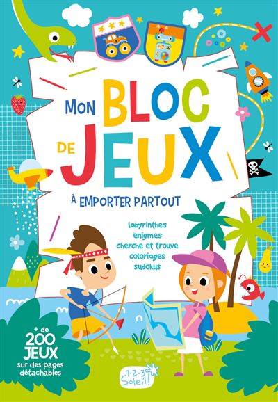 Mon bloc de jeux a emporter partout (coll. mes blocs de jeux)