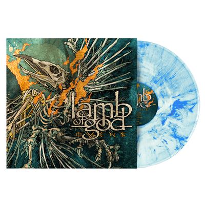 Omens Édition Limitée Vinyle Blanc et Bleu Marbré