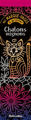 Mes marque-pages à gratter : Chatons mignons
