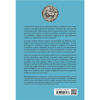 Le calendrier perpétuel de la vigne et du vin - Douze mois avec Bacchus