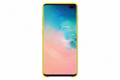Samsung Galaxy S10 Plus Leather Cover Yellow