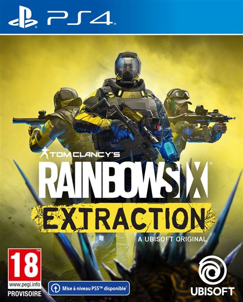 Pochette avant du jeu Rainbow Six : Extraction PS4