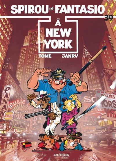 Spirou et Fantasio - Spirou à New York - Philippe Tome - cartonné