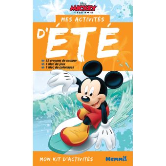 Disney Mickey et ses amis Mes activités d'été Mon kit d'activités