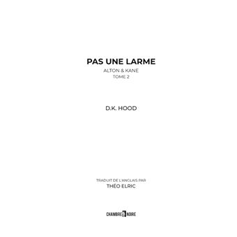 Pas une larme