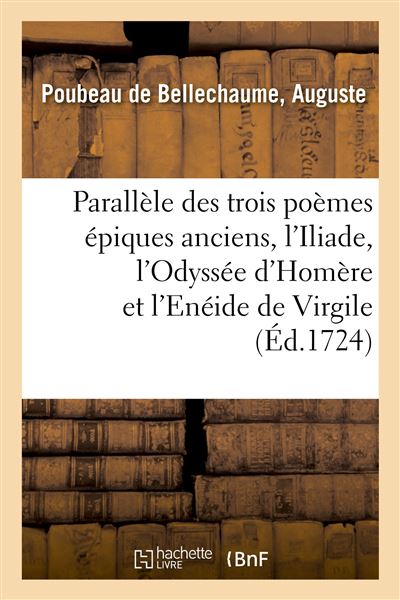 Seconde lettre et critique generale. parallele des trois poe
