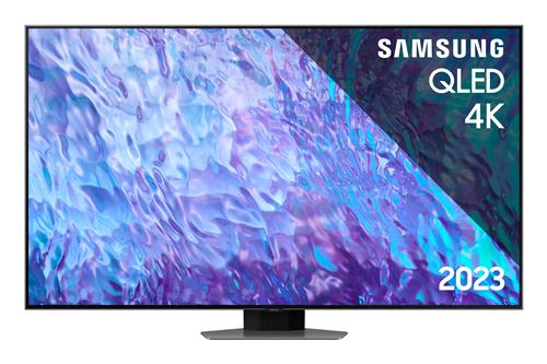 Samsung Qe98Q80Cat - Classe De Diagonale 98" Q80C Series TV LCD Rétro-Éclairée Par Led - QLED - Smart TV - Tizen Os - 4K UHD (2160P) 3840 X 2160 - Hdr - Quantum Dot - Argent Carbone