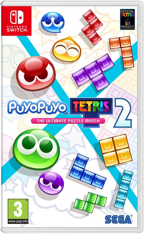 Pochette avant du jeu Puyo Puyo Tetris 2 Launch Edition Nintendo Switch