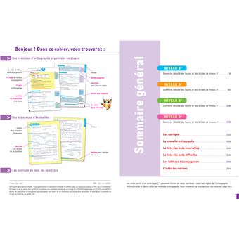 Chouette - Toutes les dictées du collège 6e, 5e, 4e, 3e