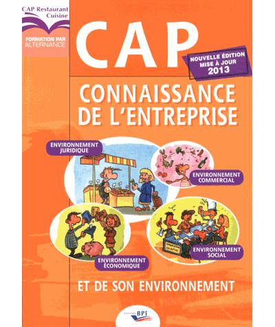 Cap connaissance de l'entreprise et de son environnement