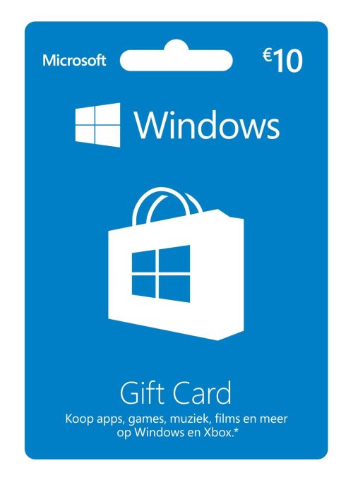 MICROSOFT GIFTCARD WINDOWS POSA 10 EUR