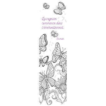 Mes marque-pages à colorier : Mantras bonheurs