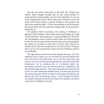 The Messiah Will Return