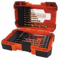 Coffret pour le vissage et le perçage Black & Decker A7235-XJ 27 pièces