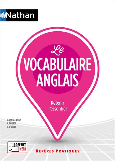 Le vocabulaire d'anglais
