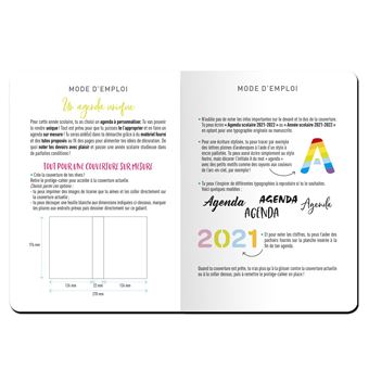 Agenda Licornes 2021-2022 à personnaliser