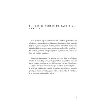 Écrire pour un blog