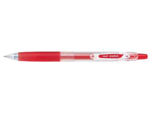 Stylo Gel Pilot Pop'Lol Pointe Moyenne Rouge