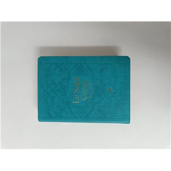 Saint Coran, couverture tissu vert