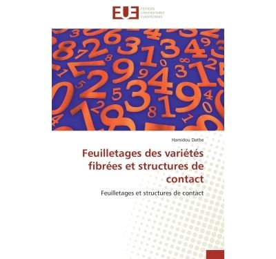 Feuilletages des variétés fibrées et structures de contact