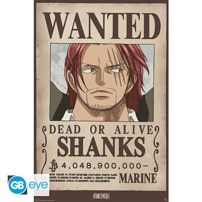 Poster Maxi One Piece Wanted Shanks Wano