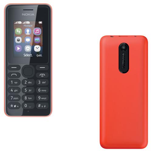 Nokia 108, Double SIM, Rouge