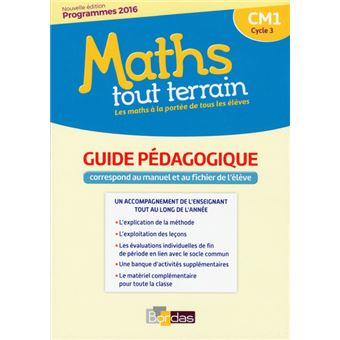 Maths tout terrain CM1 2017 Livre du maître - Manuel et fichier de l'élève