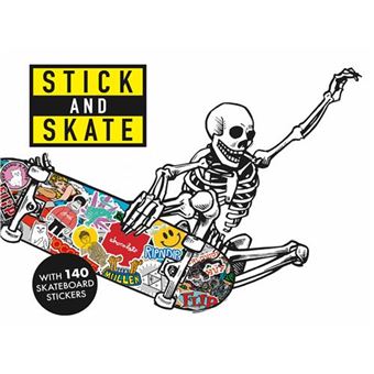 Stick and Skate Skateboard Stickers With 150 free stickers inside