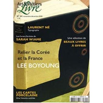 Art et Métiers du livre n°341 - Relier la Corée et la France - nov/déc 2020