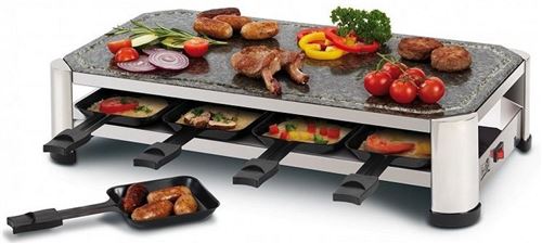 Non Communiqué Inox Chromé/Noir Fritel Sg 2180 - Raclette - 1.5 Kwatt