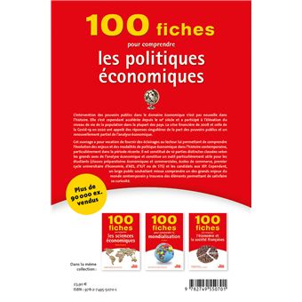 100 fiches pour comprendre les politiques économiques