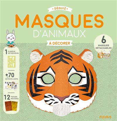 Masques d'animaux à decorer