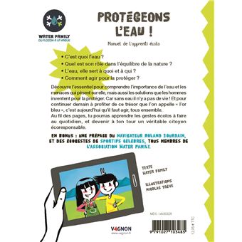 Protégeons l'eau - Manuel de l'apprenti écolo