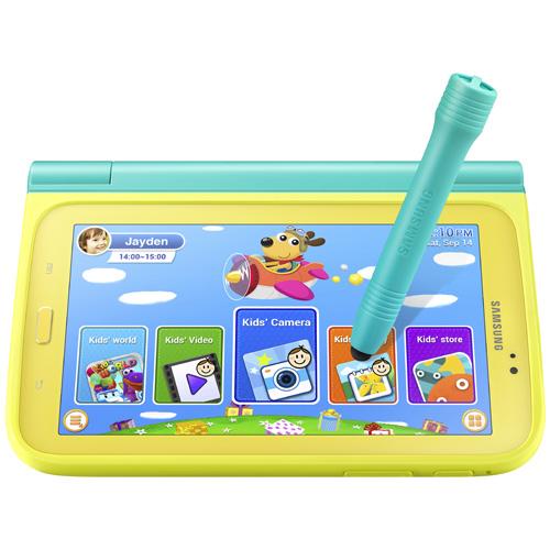 Etui Support Samsung Kids Case Kit + C Pen pour Galaxy Tab3 7" Kids Tab, Menthe